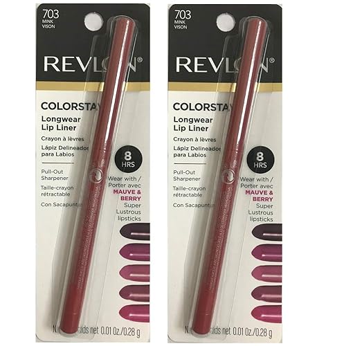 Pack of 2 Revlon Colorstay Longwear Lip Liner, Mink (703) Beauty & Personal Care REVLON