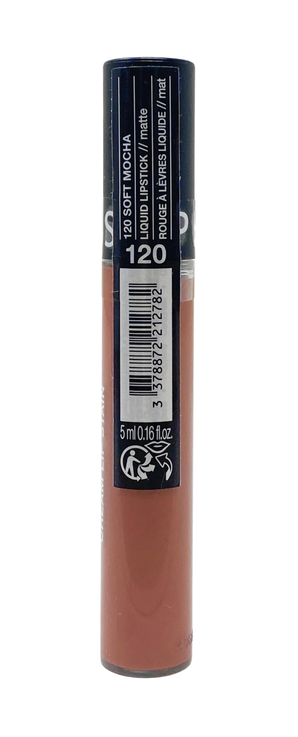 SEPHORA Collection Cream Lip Stain - 120 Soft Mocha (matte pink nude) 0.16 oz. / 5 mL Beauty & Personal Care SEPHORA