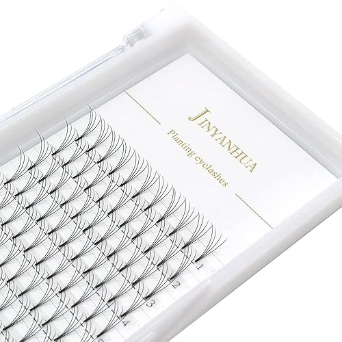 JINYANHUA Premade Eyelash Fans Extension 8-15mm Length 4d/5d/6d/7d/8d 0.07mm Short Stem Handmade Fans Premade Professional Eyelash Extensions Faux… Beauty & Personal Care JINYANHUA