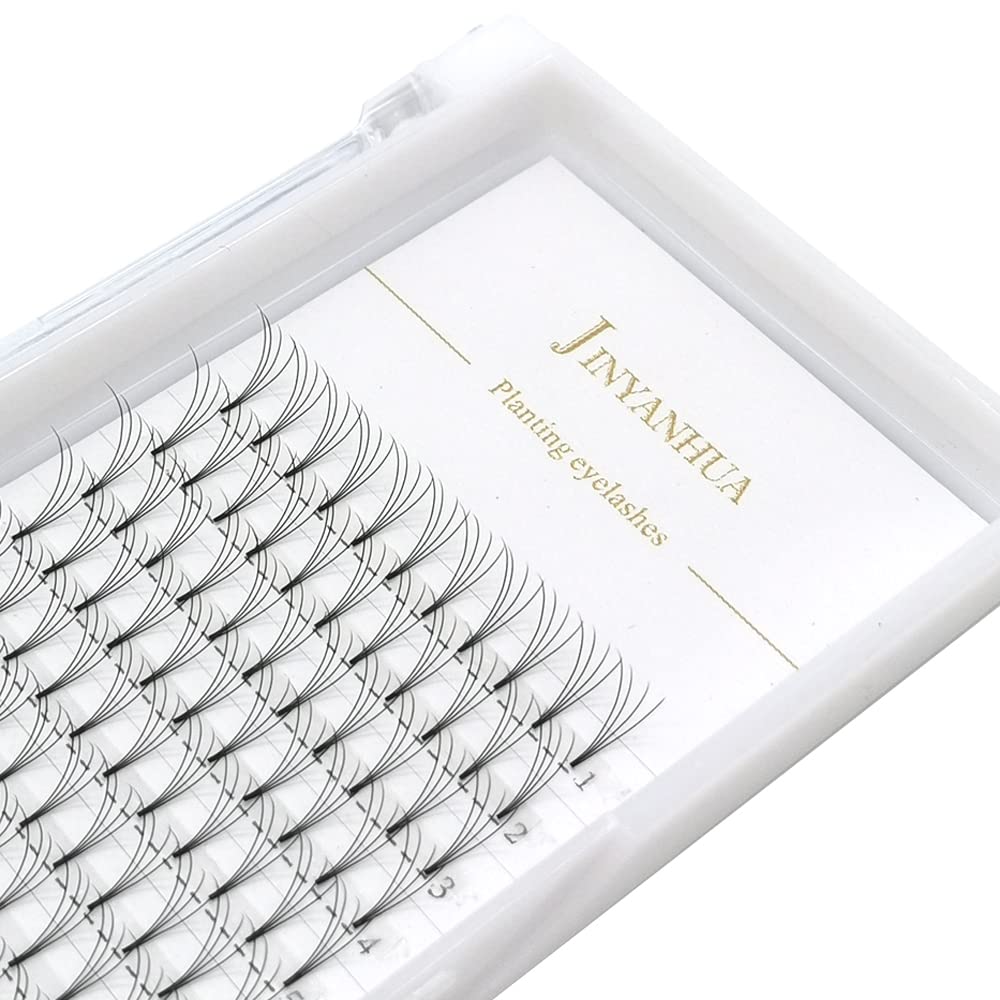 JINYANHUA Premade Eyelash Fans Extension 8-15mm Length 4d/5d/6d/7d/8d 0.07mm Short Stem Handmade Fans Premade Professional Eyelash Extensions Faux… Beauty & Personal Care JINYANHUA