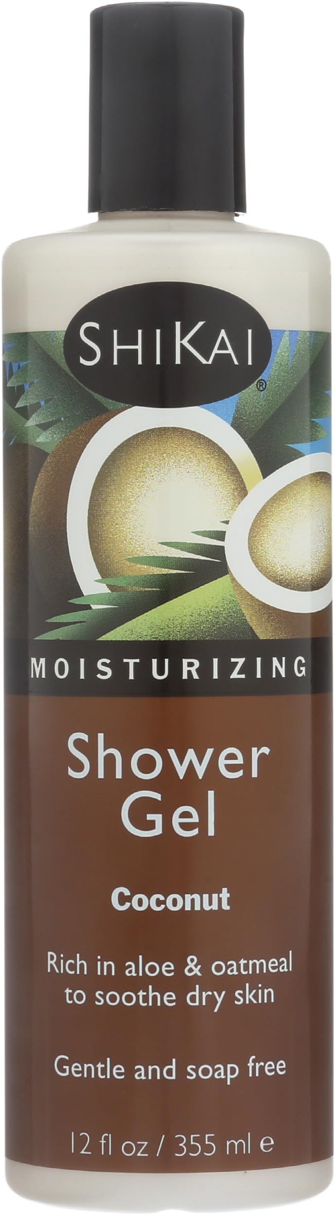 Shikai All Natural Moisturizing Shower Gel, Coconut - 12 Oz Beauty & Personal Care ShiKai