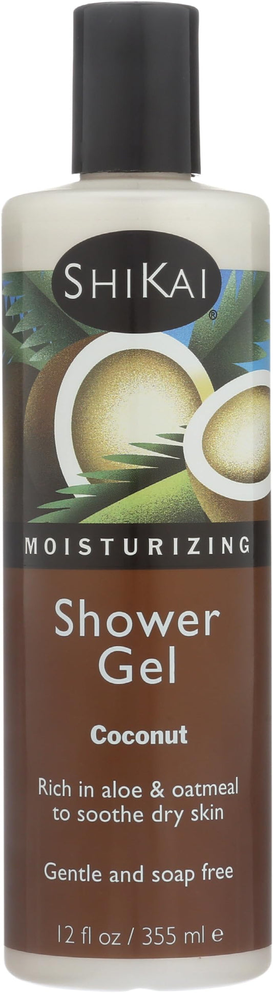 Shikai All Natural Moisturizing Shower Gel, Coconut - 12 Oz Beauty & Personal Care ShiKai