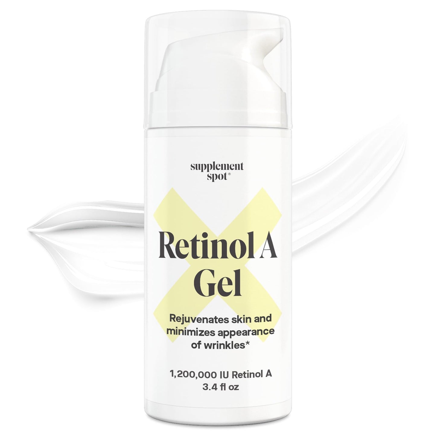 Retinol-A Gel - Anti-Aging Retinol Moisturizer Repairs Fine Lines & Wrinkles - Daily Use for Smoother, Firmer & Younger Looking Skin- (99.9% Water Beauty & Personal Care Supplement Spot