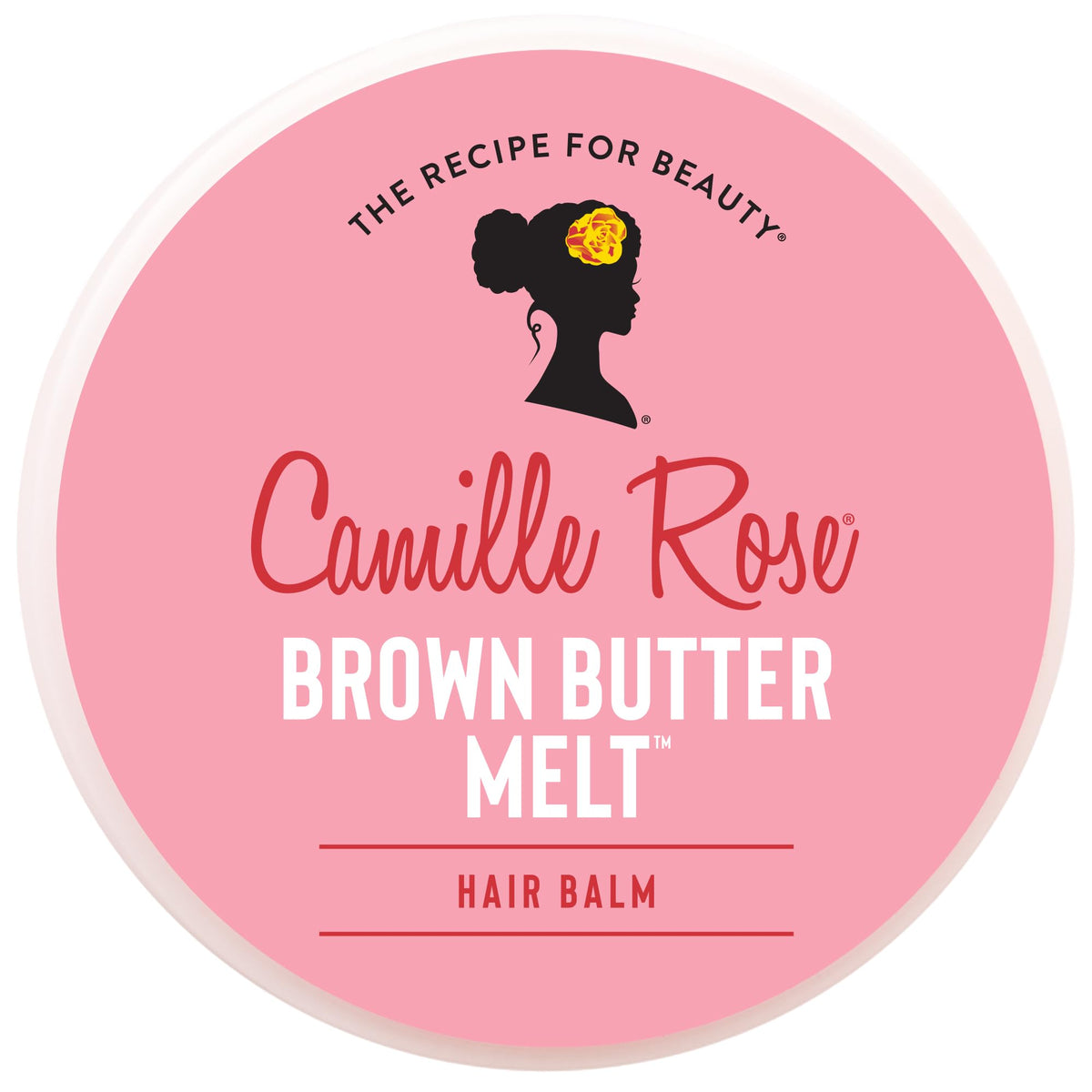 Camille Rose Brown Butter Melt - Mandarin Oil Hair Balm for Scalp Care, Minimizing Dandruff, Adding Shine, Frizz Control, Detangling, 4 Fl Oz