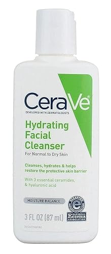 CeraVe Hydrating Facial Cleanser For Normal to Dry Skin 3 fl oz Beauty & Personal Care CeraVe
