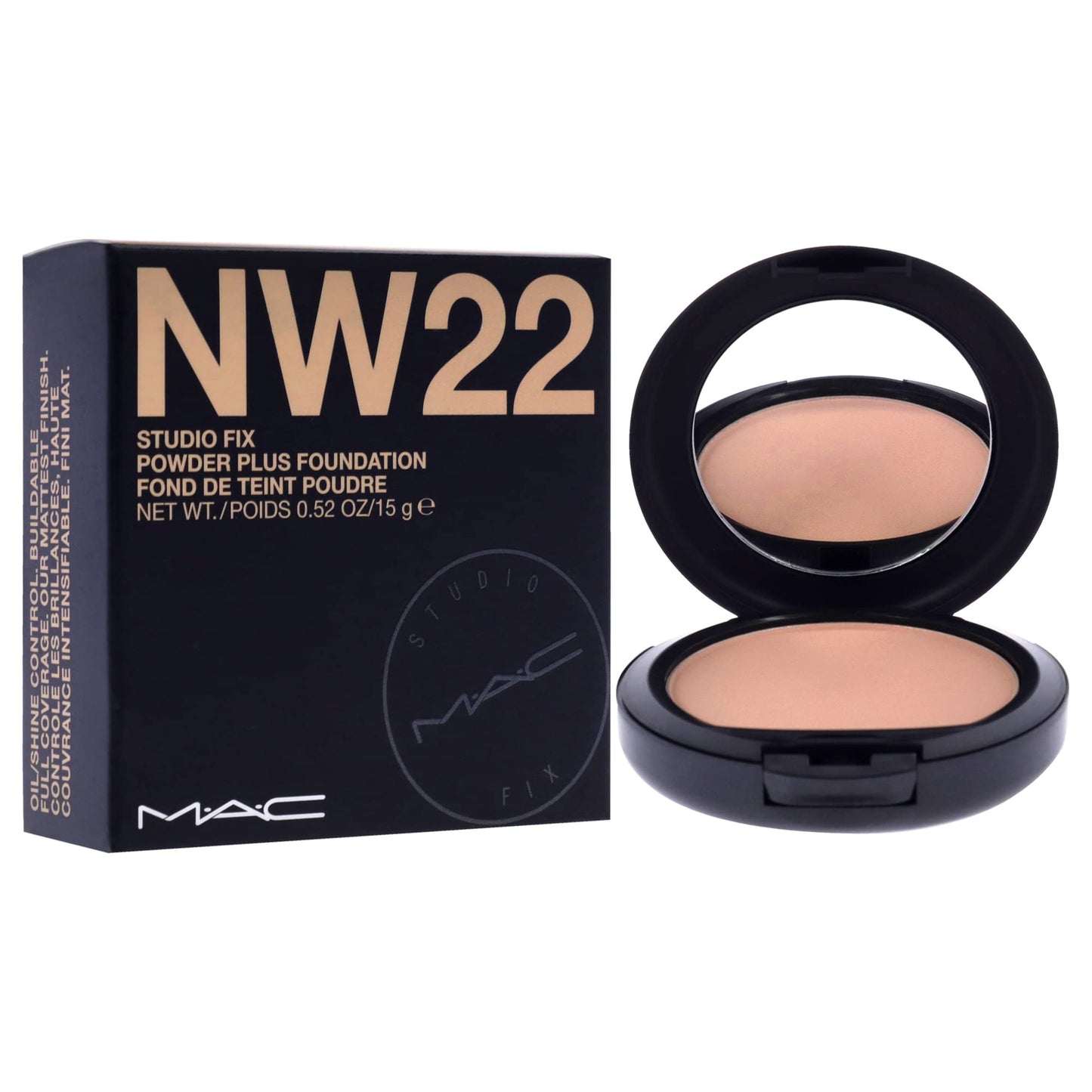 MAC Studio Fix Powder Plus Foundation - NW22 Foundation Women 0.52 oz Beauty & Personal Care MAC