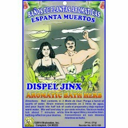 1 PC Aromatic Soothing Herbal Bath DISPEL Jinx ESPANTA Muertos BANO DE PLANTAS AROMATICAS - Made in USA - 1 OZ Beauty and Personal Care BRYBRADAN