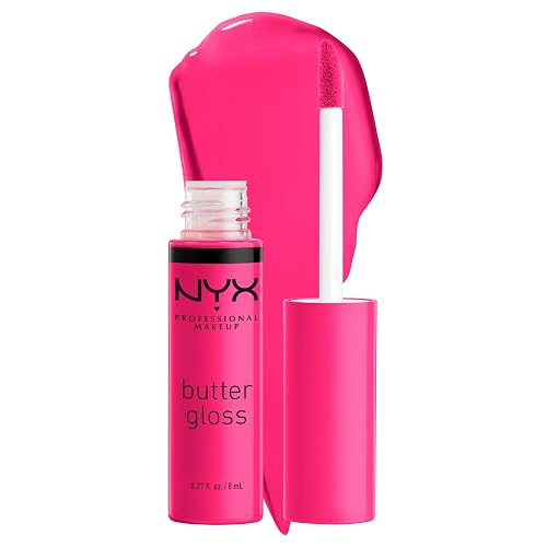 NYX PROFESSIONAL MAKEUP Butter Gloss, Non-Sticky Lip Gloss - Summer Fruit (Hot Pink) Beauty & Personal Care NYX PROFESSIONAL MAKEUP