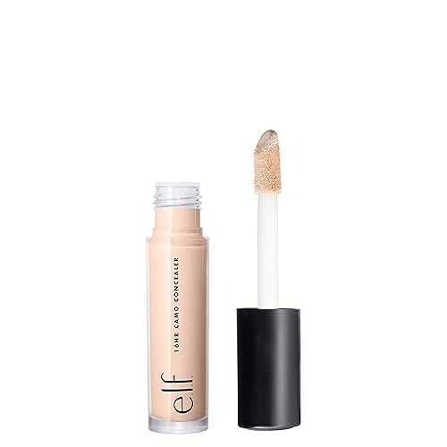 e.l.f. 16HR Camo Concealer, Full Coverage, Highly Pigmented Concealer With Matte Finish, Crease-proof, Vegan , Light Peach, 0.203 Fl Oz Beauty & Personal Care e.l.f.