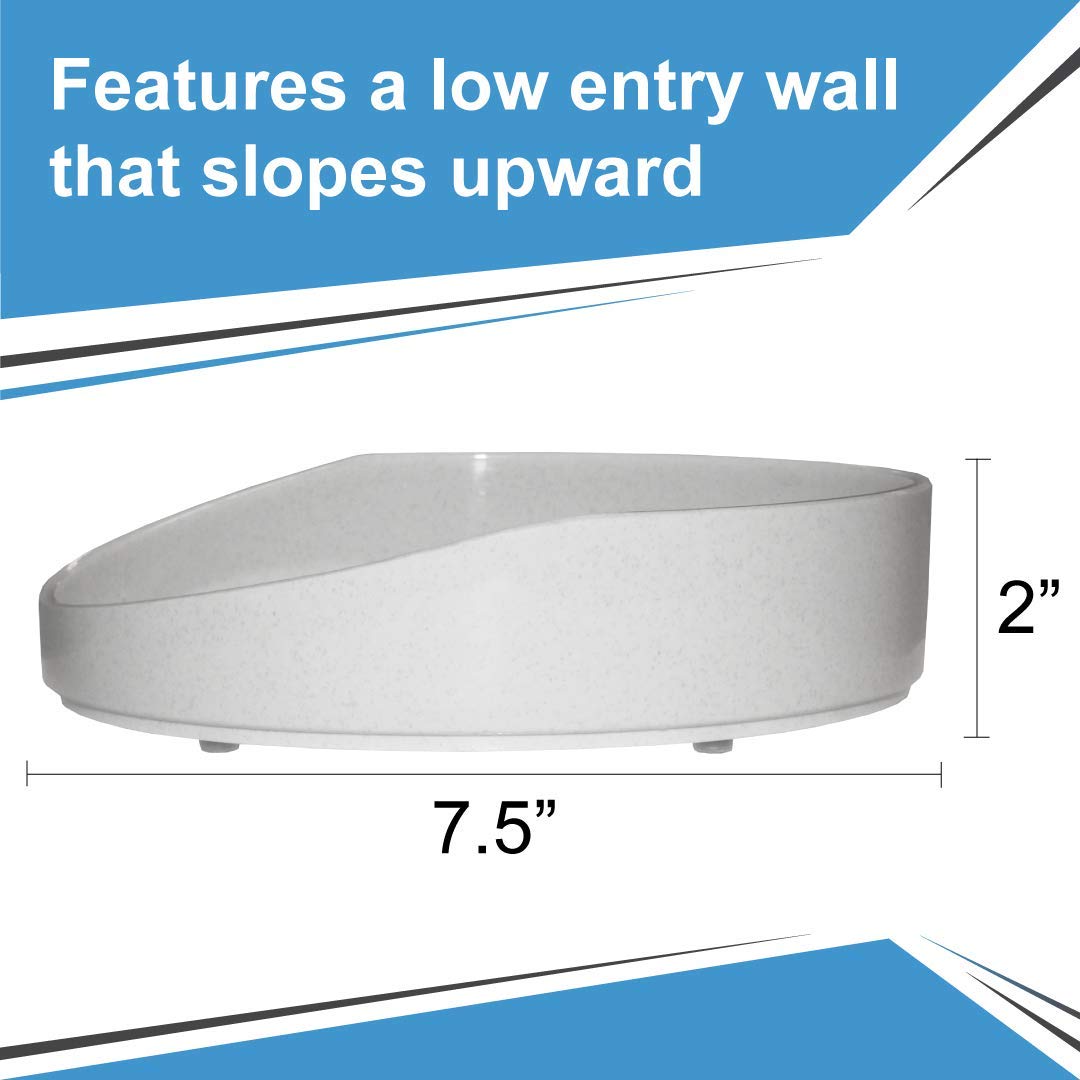 High Sided Dish with Low Entry Wall Beauty and Personal Care Rehabilitation Advantage