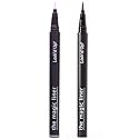 Lash'd Up Glue Liner Pen (Extra Strong, Clear & Black) Magic Self-Adhesive Eyeliner Full-size 0.032 Oz. (2 PCS, Clear & Black, Extra Strong) Beauty & Personal Care Lash'd Up