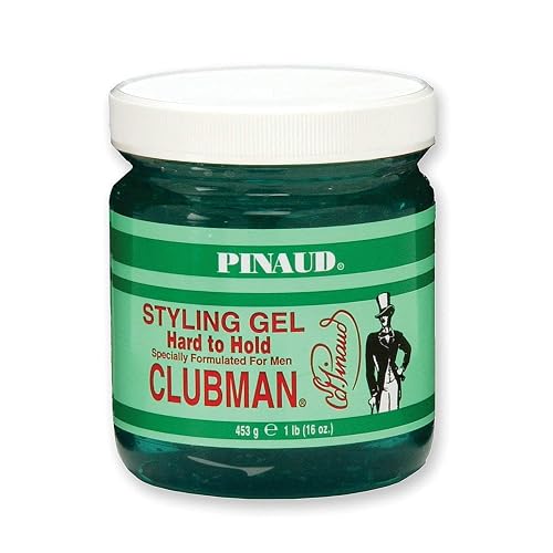 Pinaud Clubman Styling Gel Hard To Hold 16 oz (Pack of 5) Beauty & Personal Care Clubman