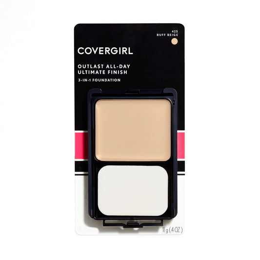 COVERGIRL Ultimate Finish Liquid Powder Make Up Buff Beige(W) 425, 0.4-Ounce Compact (packaging may vary) Beauty & Personal Care COVERGIRL