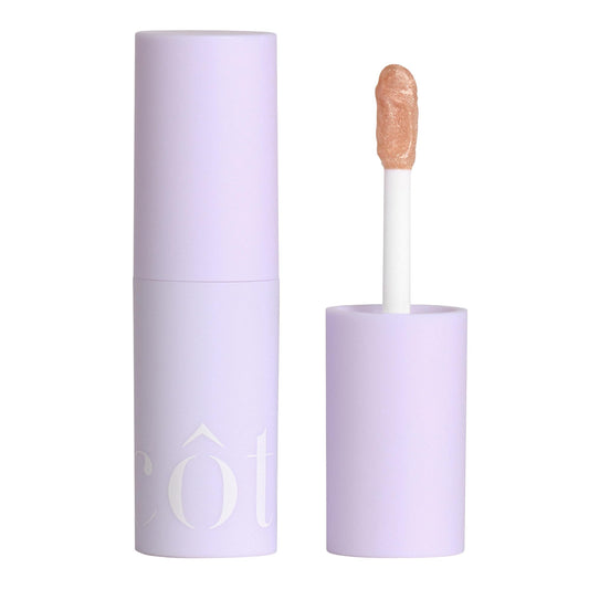 Cote Beauty's Euphoria Peptide Lip Shine, Ultra Hydrating & Long-Lasting Shimmery Sheer Nude Plumping Lip Gloss for Women with Hyaluronic Acid, Shea Beauty & Personal Care Cote Shop