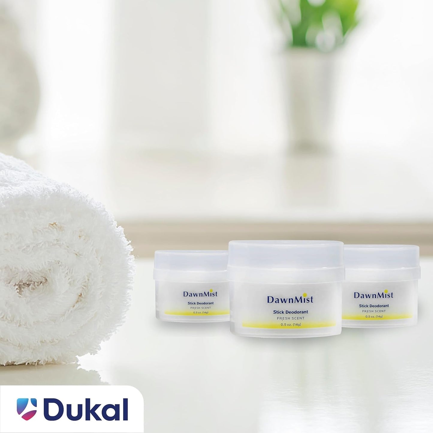 Dukal DawnMist Stick Deodorant, 0.5 oz - Clear Formula, Fresh & Clean Scent - Pack of 6 - Convenient Travel Size Beauty and Personal Care DawnMist