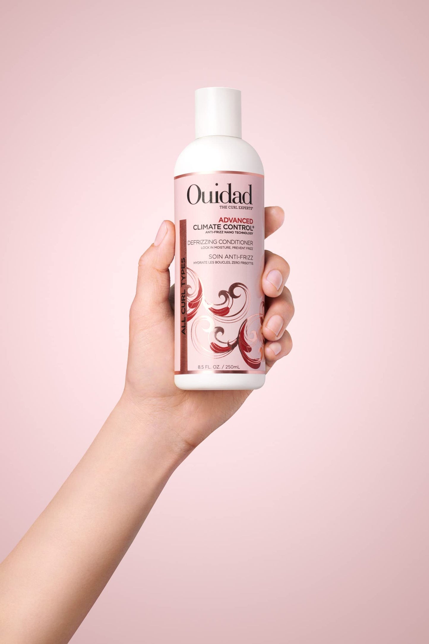 Ouidad Advanced Climate Control Defrizzing Conditioner - 8.5 fl oz, Anti-Frizz Nano Technology, Locks In Moisture, Protects Curls from Heat, Safe Beauty & Personal Care Ouidad