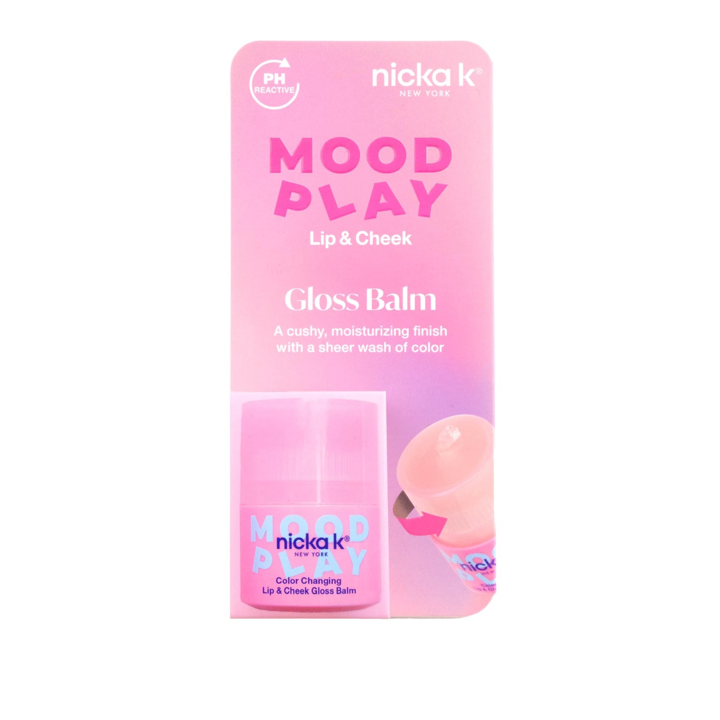 NICKA K NEW YORK Mood Play Lip Care (Gloss Balm) Beauty & Personal Care NICKA K NEW YORK