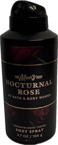 Bath & Body Works Men's Nocturnal Rose Body Spray & Mist 3.7 Ounces Beauty & Personal Care Bath & Body Works