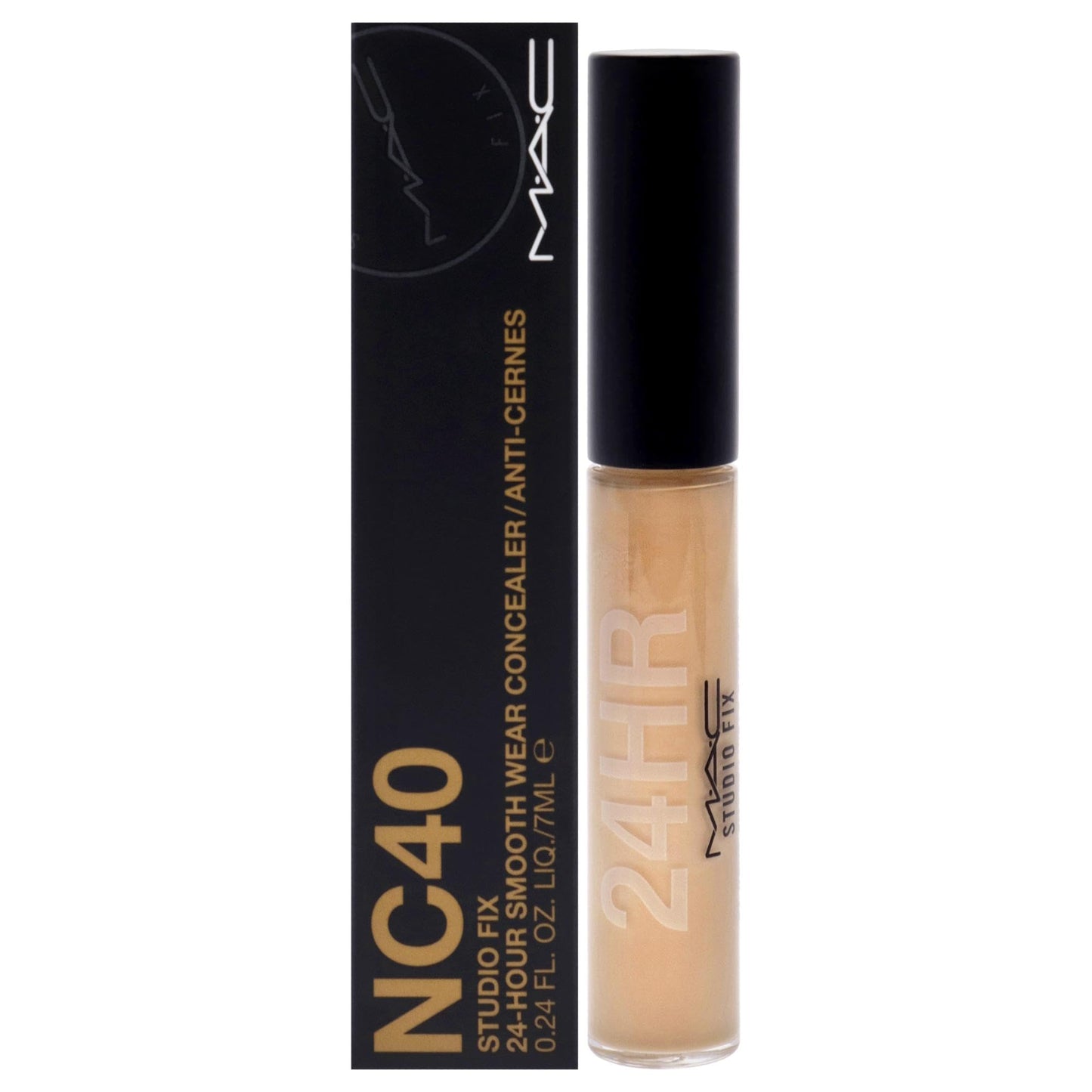Studio Fix 24-Hour Smooth Wear Concealer - NC40 by MAC for Women - 0.24 oz Concealer Beauty & Personal Care MAC
