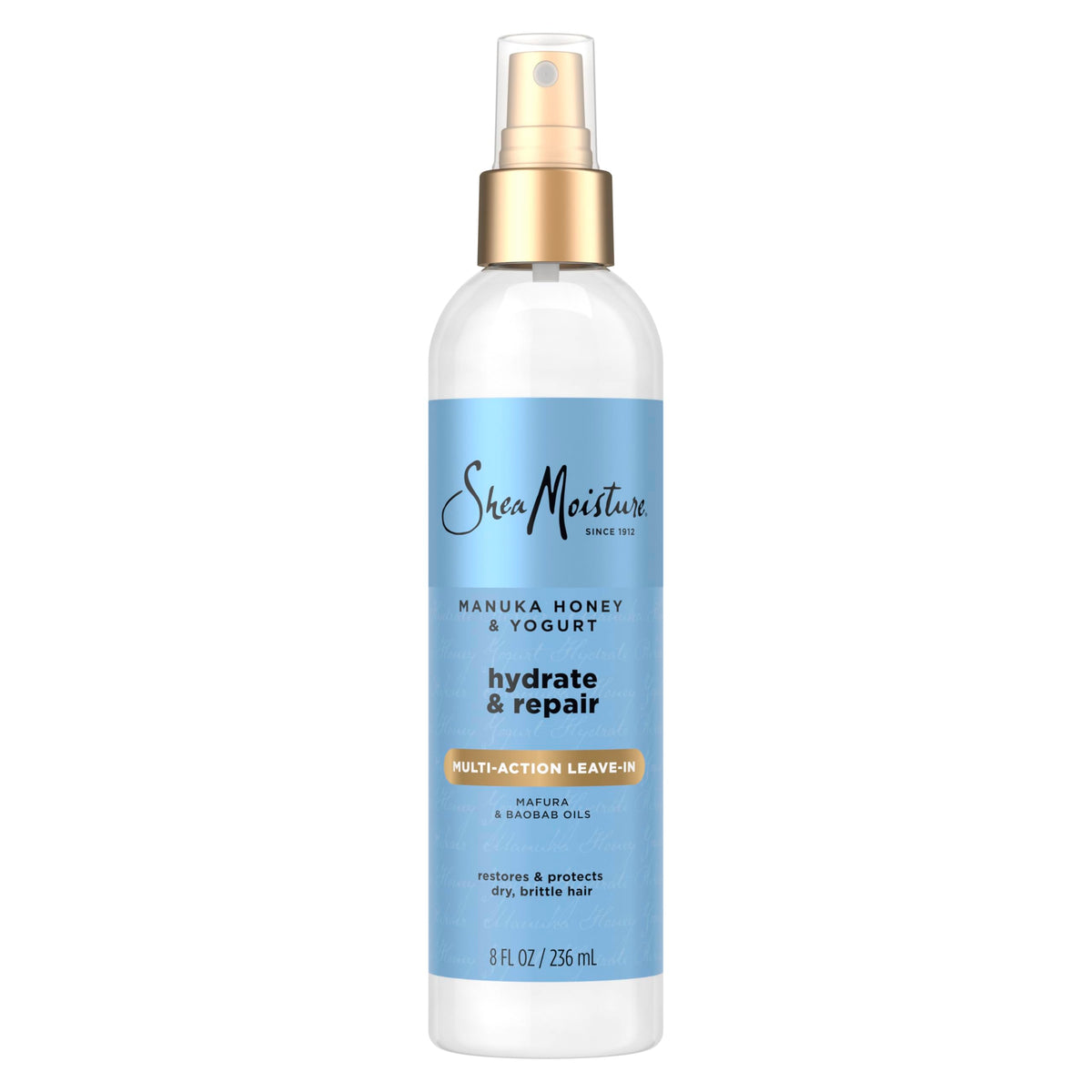 Shea Moisture Multi-Action Leave-In Conditioner Manuka Honey And Yogurt For Damaged Hair Sulfate Free Conditioner Spray 8 Oz Beauty & Personal Care Shea Moisture