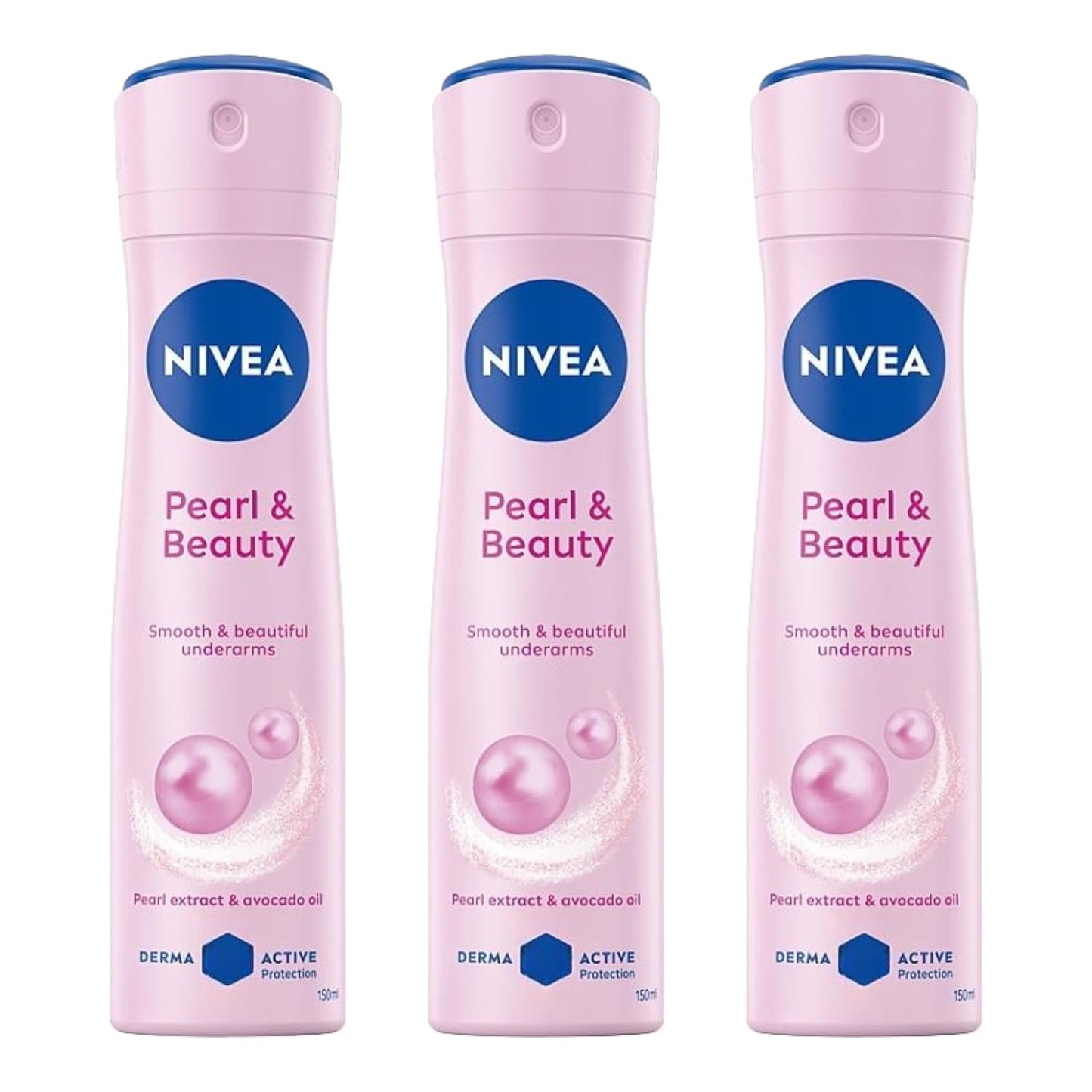 Nivea - Pearl And Beauty Deodorant Spray - 5.07 fl oz - Pack of 3 Beauty and Personal Care NIVEA
