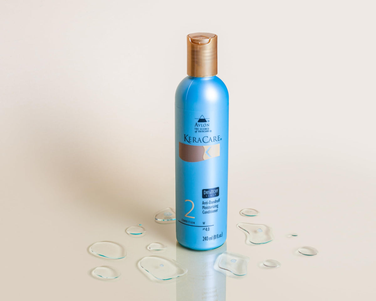 KeraCare Dry & Itchy Moisturizing Conditioner 8 oz - With Flax Seed Extract, Coconut Oil and Aloe Leaf Juice - Effective Against Dandruff, Seborrheic Beauty & Personal Care KeraCare