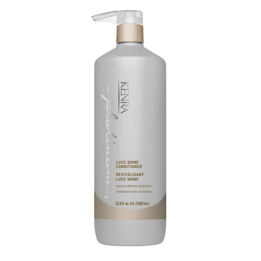 Kenra Platinum Luxe Shine Conditioner | High Shine | Smoothing Conditioner for Frizzy Hair | For Dull Hair | Sulfate Free | Color Safe 33.8oz