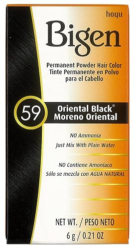 Bigen Permanent Powder Hair Color 59 Oriental Black 1 ea (Pack of 10) Beauty & Personal Care Bigen