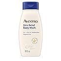 Aveeno Skin Relief Body Wash, Fragrance-Free with Triple Oat® complex, Gentle Daily Cleanser for Sensitive Skin Leaves Itchy, Dry Skin Feeling Soothed Beauty & Personal Care Aveeno
