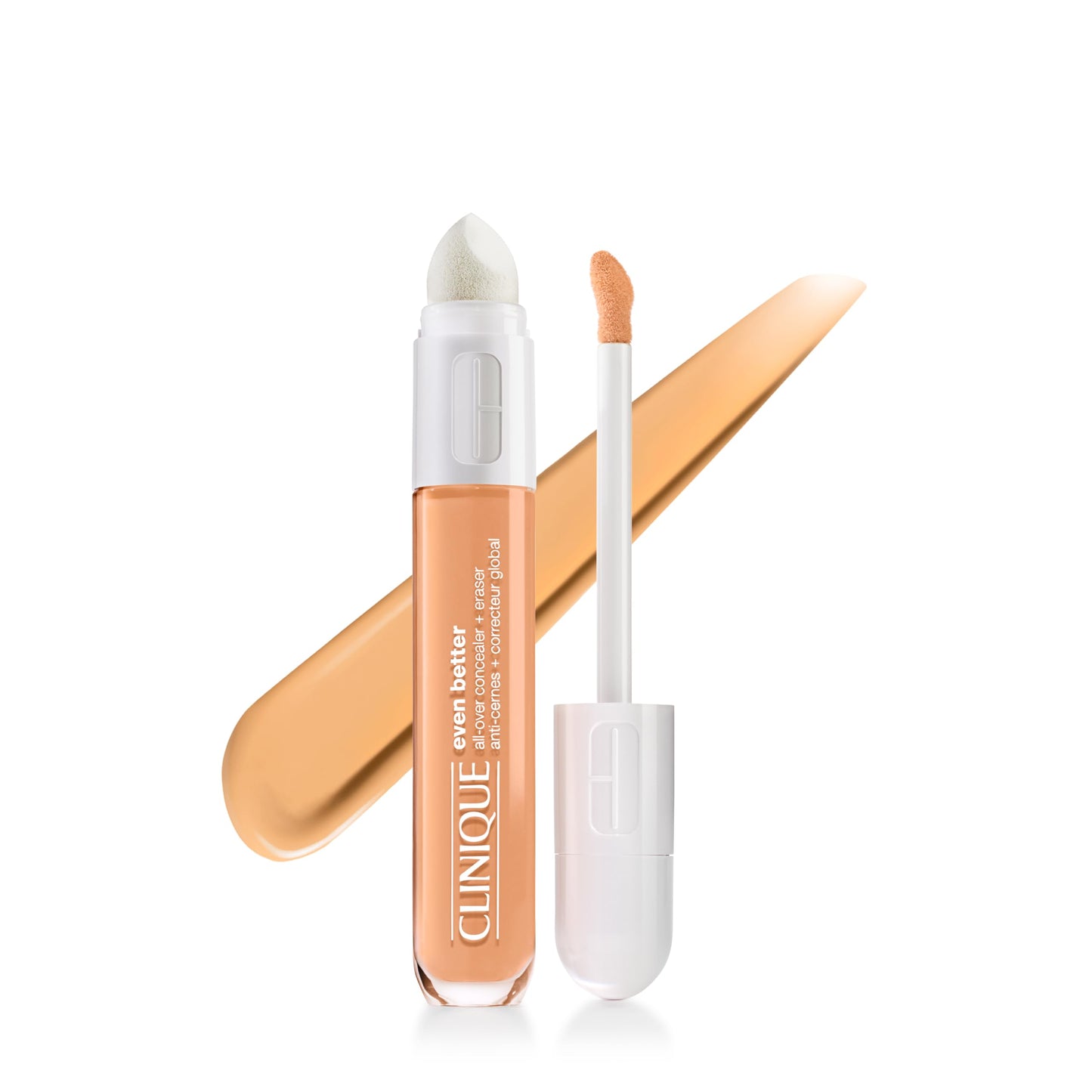 Clinique Even Better All-Over Full Coverage Concealer + Eraser Makeup For Dark Undereye Circles | With Hyaluronic Acid + Caffeine | Hydrating Beauty & Personal Care Clinique