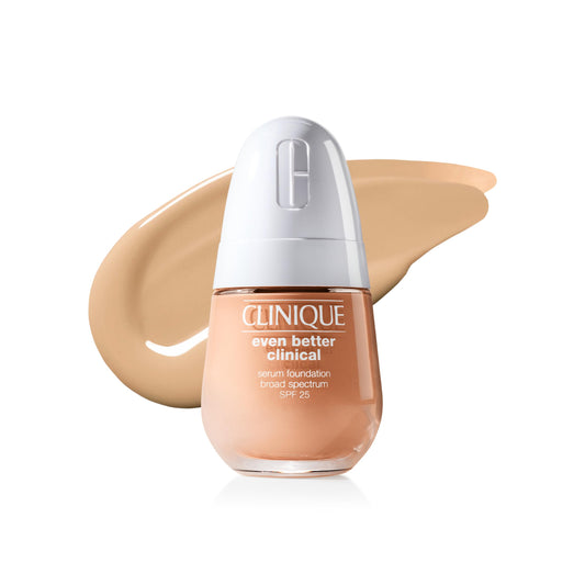 Clinique Even Better Clinical Serum Liquid Foundation SPF 25 With Vitamin C, Salicylic Acid + Hyaluronic Acid For Combination to Oily Skin Types | Beauty & Personal Care Clinique