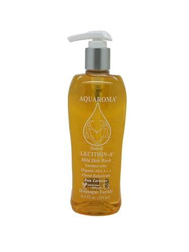 Lecithin-A Mild Skin Wash Face, Hands, Body and Shaving Beauty & Personal Care AQUAROMA HEALTH & BEAUTY