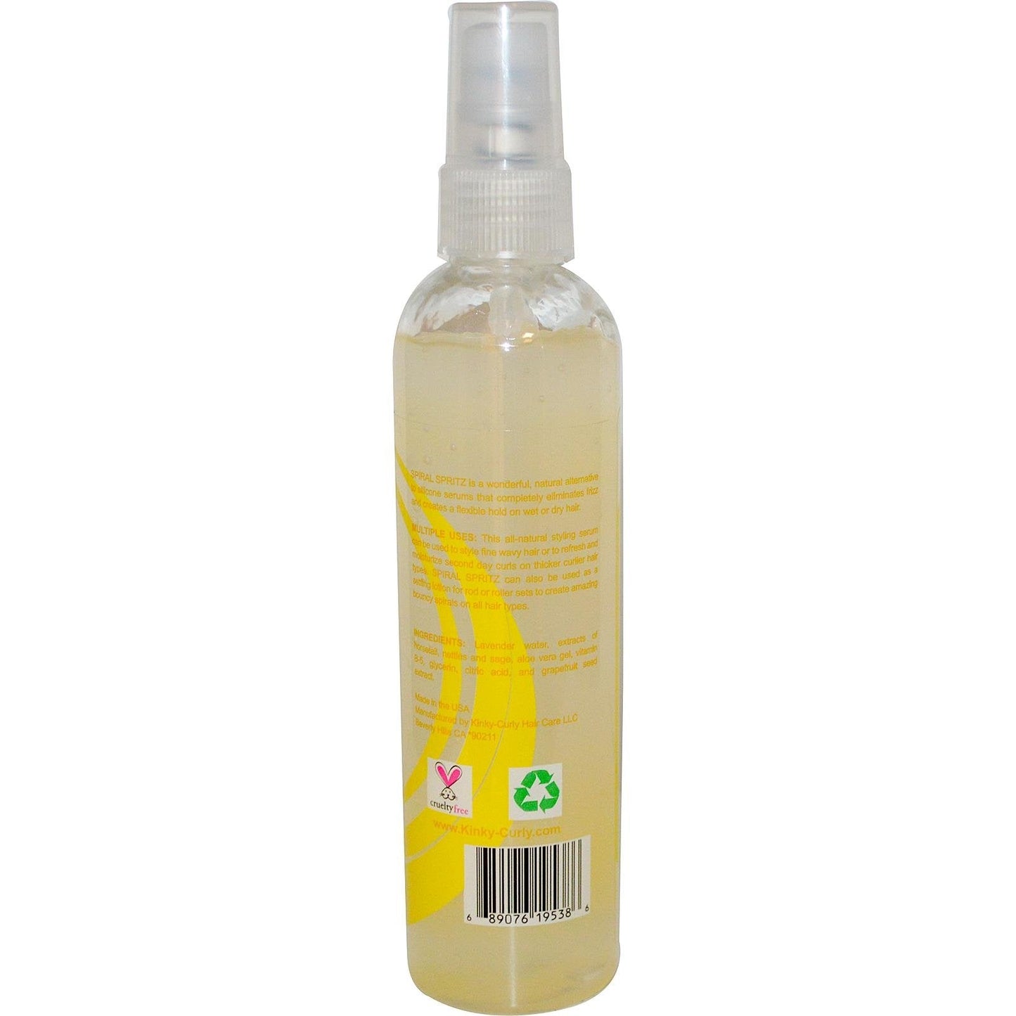 Kinky Curly Spiral Spritz, 8 Ounce (Pack of 1), (ULT-043) Beauty & Personal Care Kinky Curly