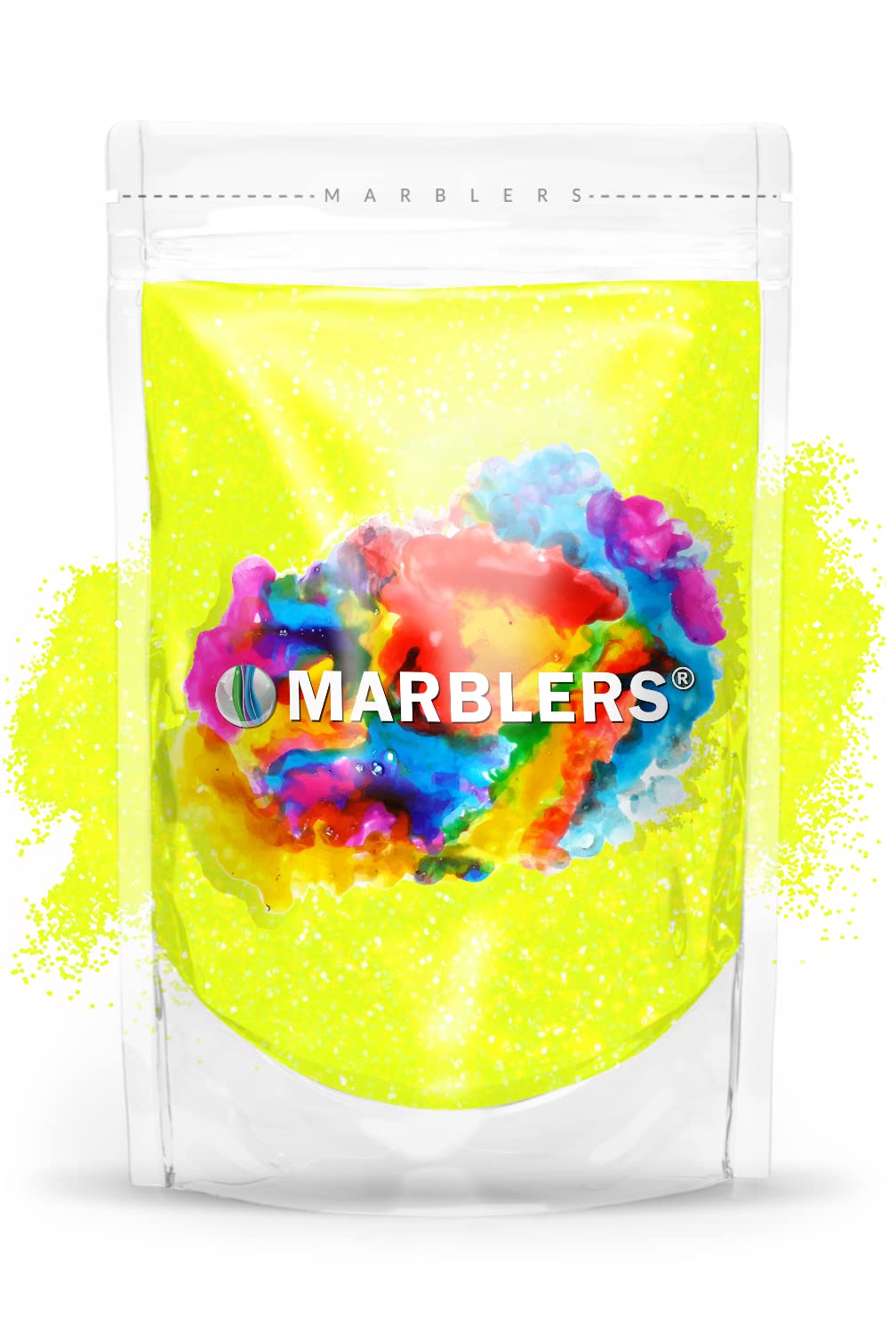 MARBLERS Neon Glitter [Fluorescent Yellow] 3oz (85g) | Fine | Non-Toxic, Vegan, Cruelty-Free | Face, Body, Eyeshadow, Hair, Festival, Party Makeup | Beauty & Personal Care MARBLERS