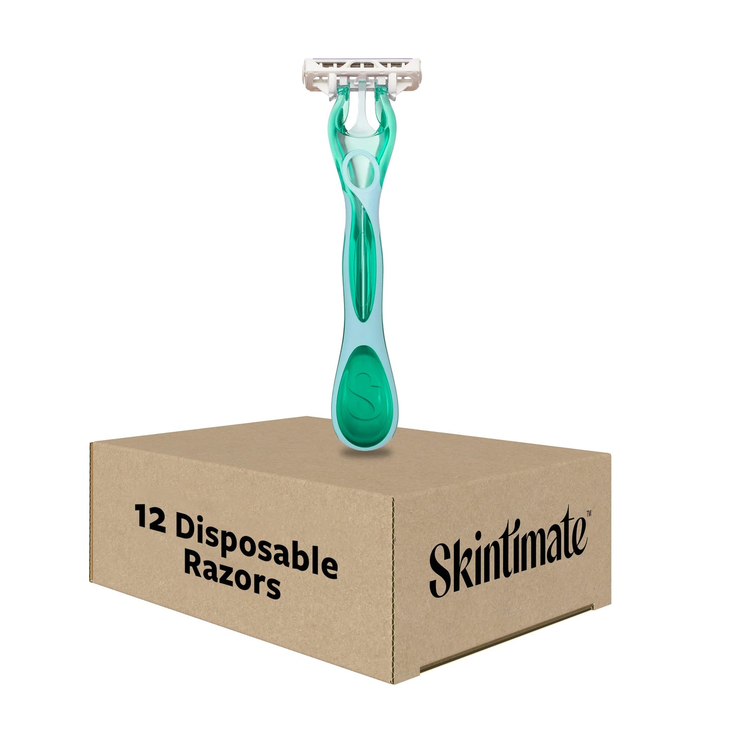 Skintimate 3 Blade Disposable Razor, Sensitive Skin, 4 Count (Pack of 3) - Packaging May Vary Beauty and Personal Care Skintimate