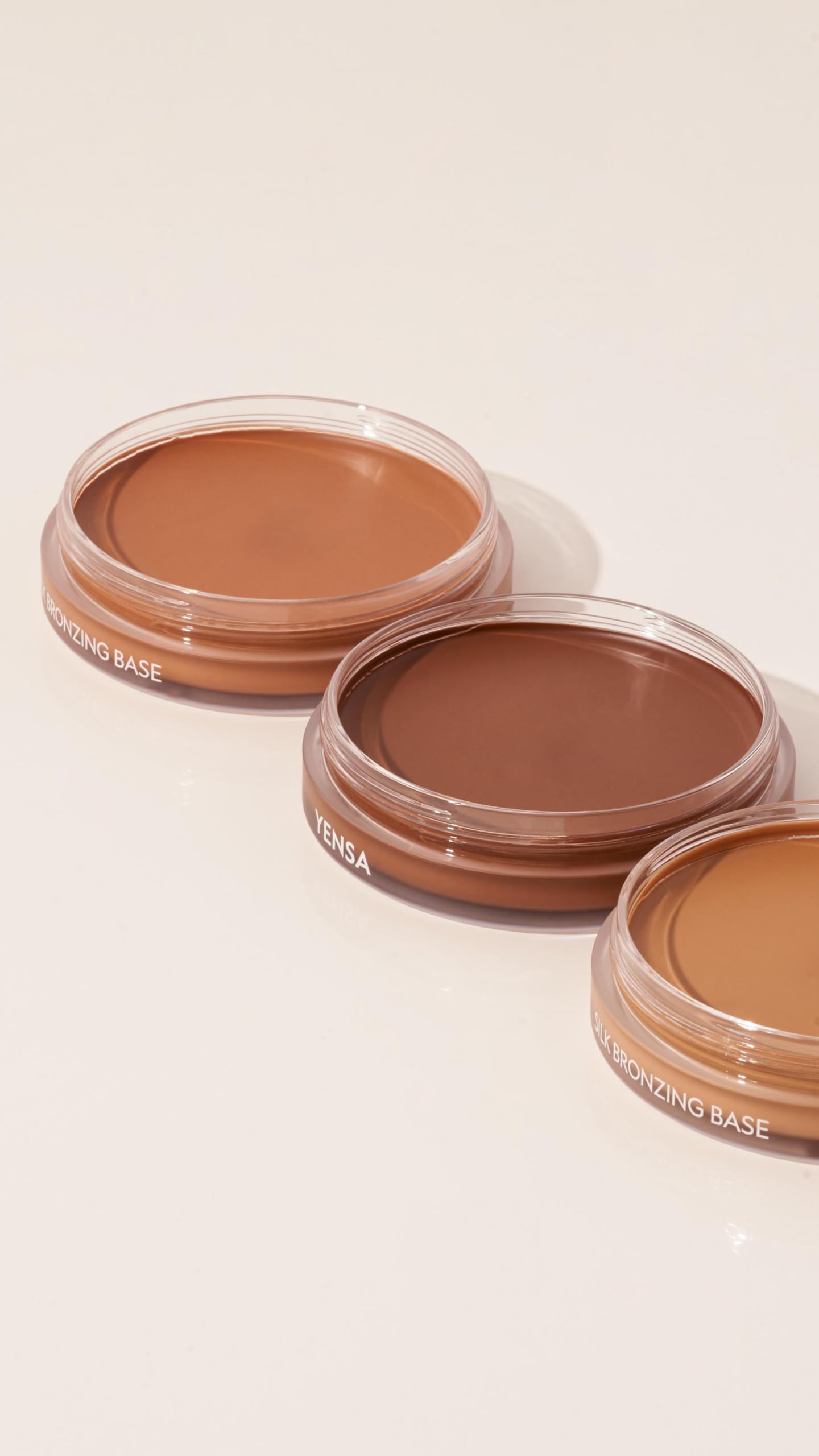 YENSA Silk Bronzing Base Cream Bronzer - Makeup Bronzer Cream with Peptides and Superfoods for a Lightweight Sunkissed Glow - Brightens & Helps Reduce Beauty & Personal Care YENSA