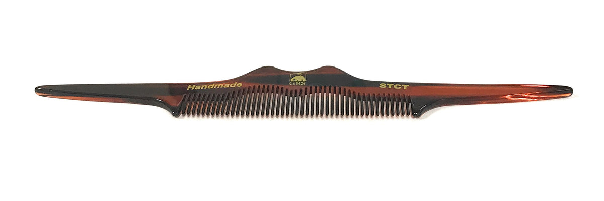 G.B.S Stylish Handmade Hair Comb, Cellulose Acetate Unbreakable Combs, Mustache Comb for Men’s, Teasing Hair Comb, Unique Design, Tortoise Shell