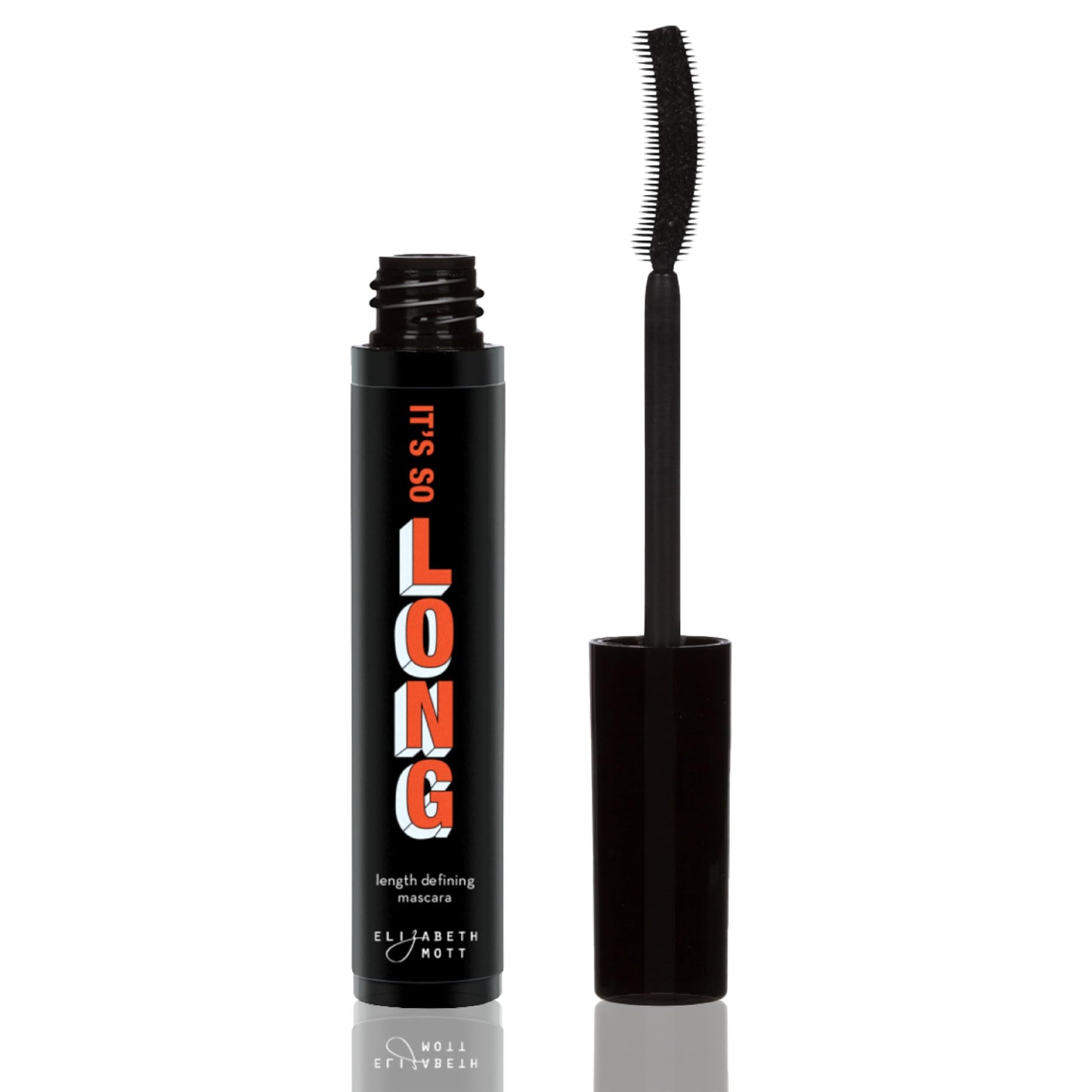 Elizabeth Mott Black Lengthening Mascara - Smudge-Proof, Water-Resistant, No Clump or Flake, Volumizing, Curling & Lash-Extending Fiber Formula Beauty & Personal Care Elizabeth Mott