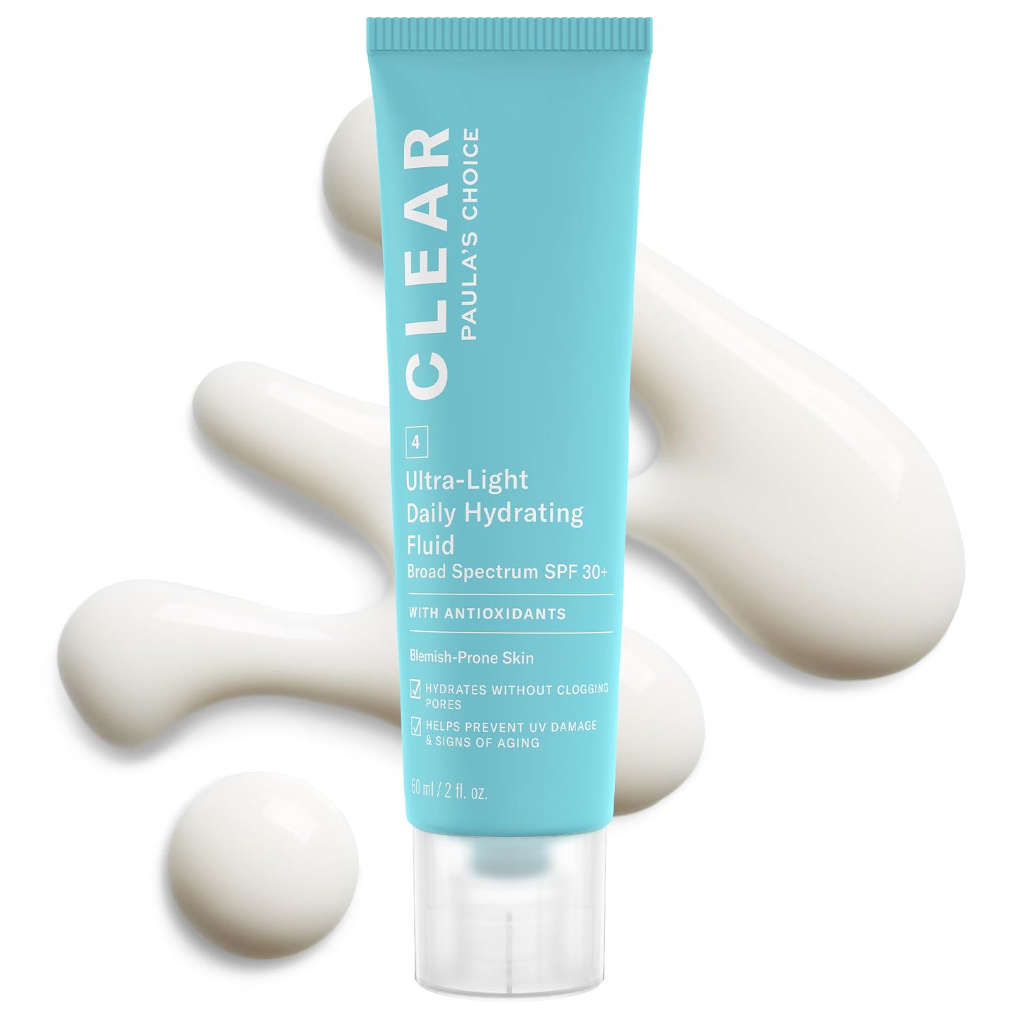 Paula's Choice CLEAR Oil-Free Face Sunscreen SPF 30 – Ultra-Light Hydrating Moisturizer with Green Tea & Chamomile, UVA/UVB Protection, 2oz Beauty & Personal Care Paula's Choice