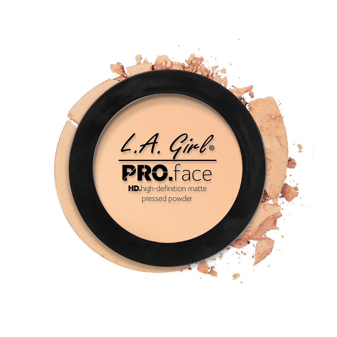 L.A. Girl Pro.Face Matte Pressed Powder, Creamy Natural GPP604 Beauty & Personal Care L.A. Girl