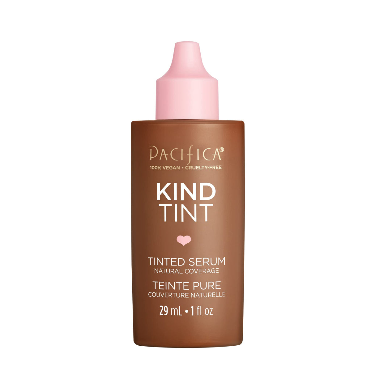 Pacifica Tinted Moisturizer - Kind Tint Serum, Lightweight Hydrating Foundation with Vegan Collagen & Hyaluronic Acid for Dewy Glow, Buildable