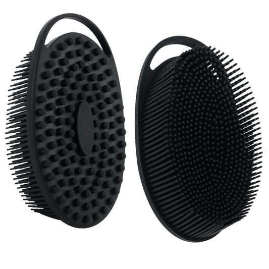 Silicone Body Wash Scrubber/Loofah, Exfoliating Body Scrub Brush for Use in Shower, Mens Women, Gifts for Dad Beauty and Personal Care LEILA