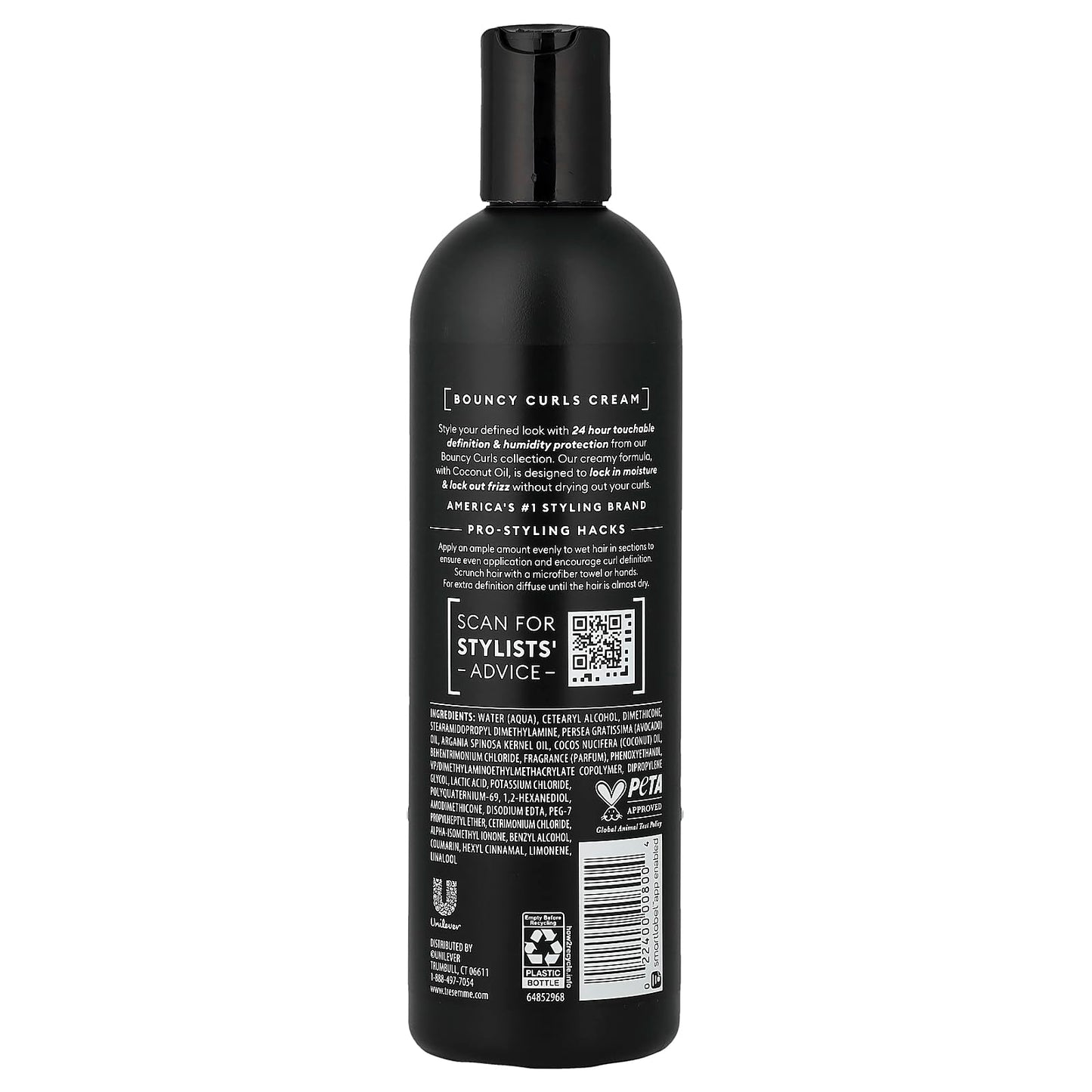 TRESemmé Bouncy Curls Defining Cream, + Coconut, 12 fl oz (355 ml) Beauty & Personal Care TRESemmé