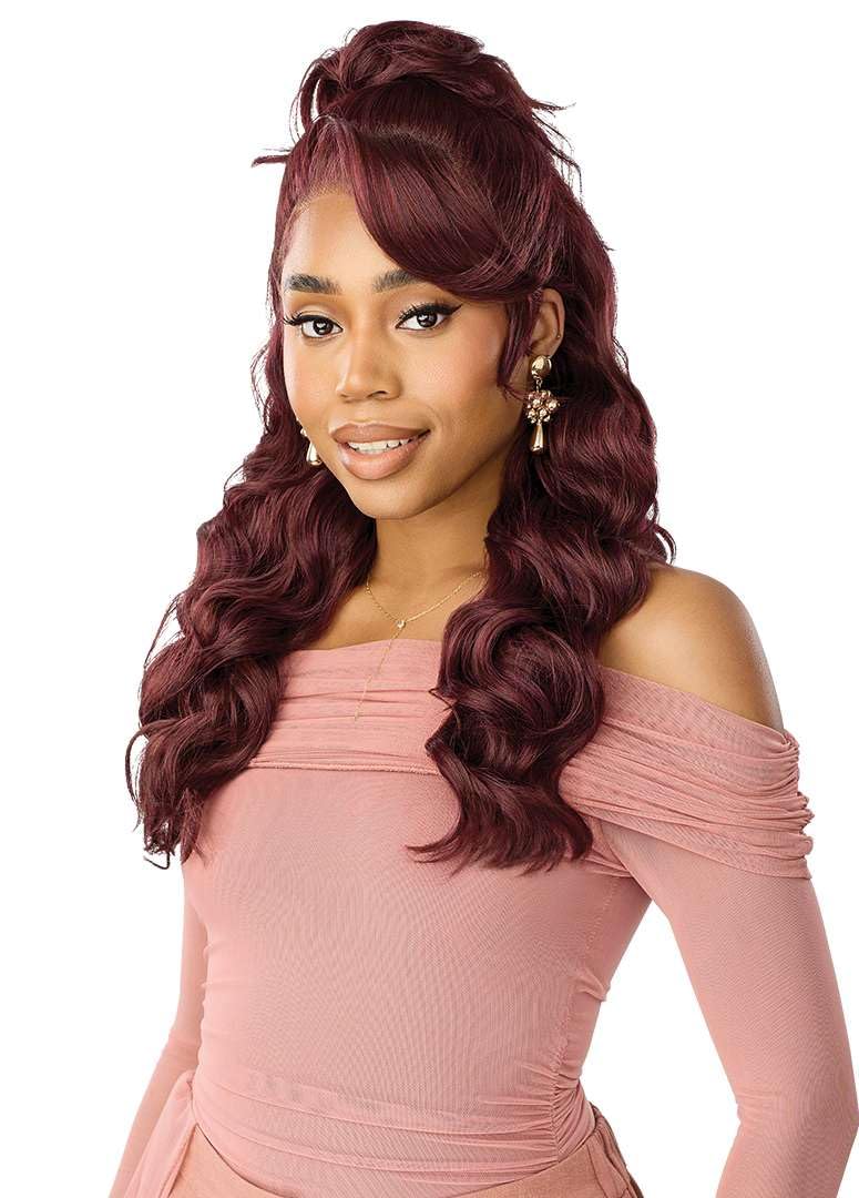 Outre Lace Front Wig - Perfect Hair Line 13X6 - True Frontal Peak 722 (CHOCOLATE SWIRL)