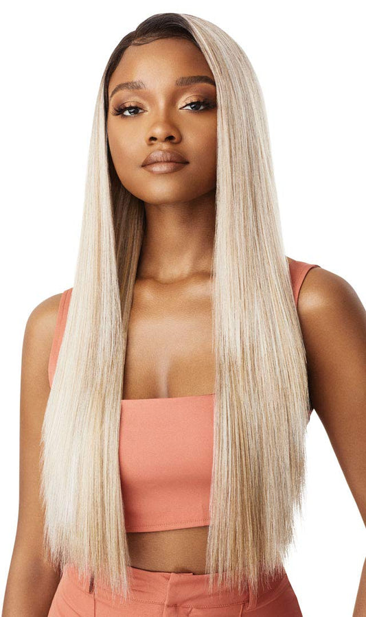 Outre LACEFRONT COLORBOMB Loose Straight Willow Tree Style Salon-Quality Colors Premium High Heat Resisitant Synthetic, Celebrity Baddies & Social Beauty & Personal Care Outre
