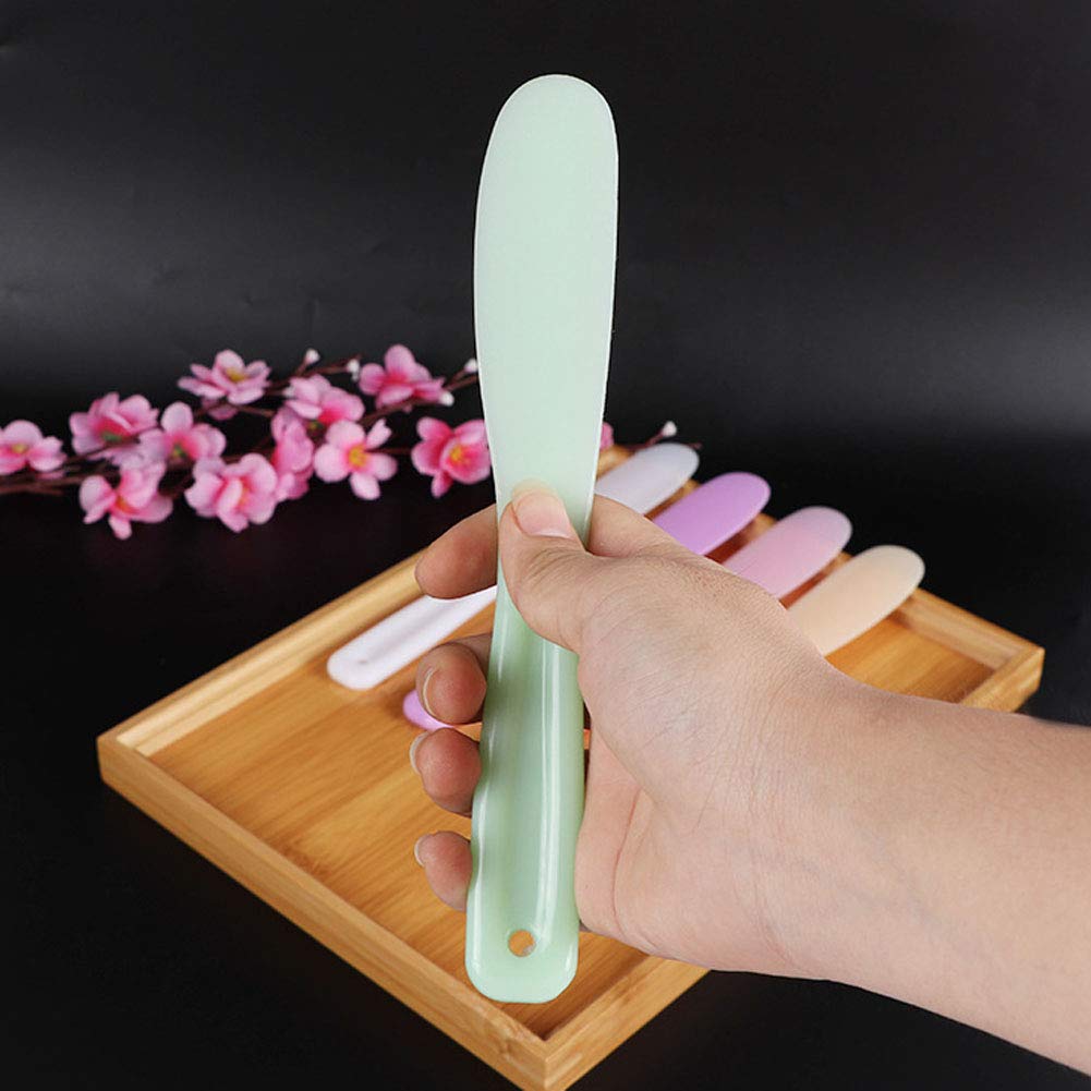 6Pcs Large Plastic Cosmetic Spatula Candy Color Reusable Cosmetic Mask Mixing Spoon Scoops Spatulas Stick Applicator Beauty Spa Makeup Tools Beauty & Personal Care luzen