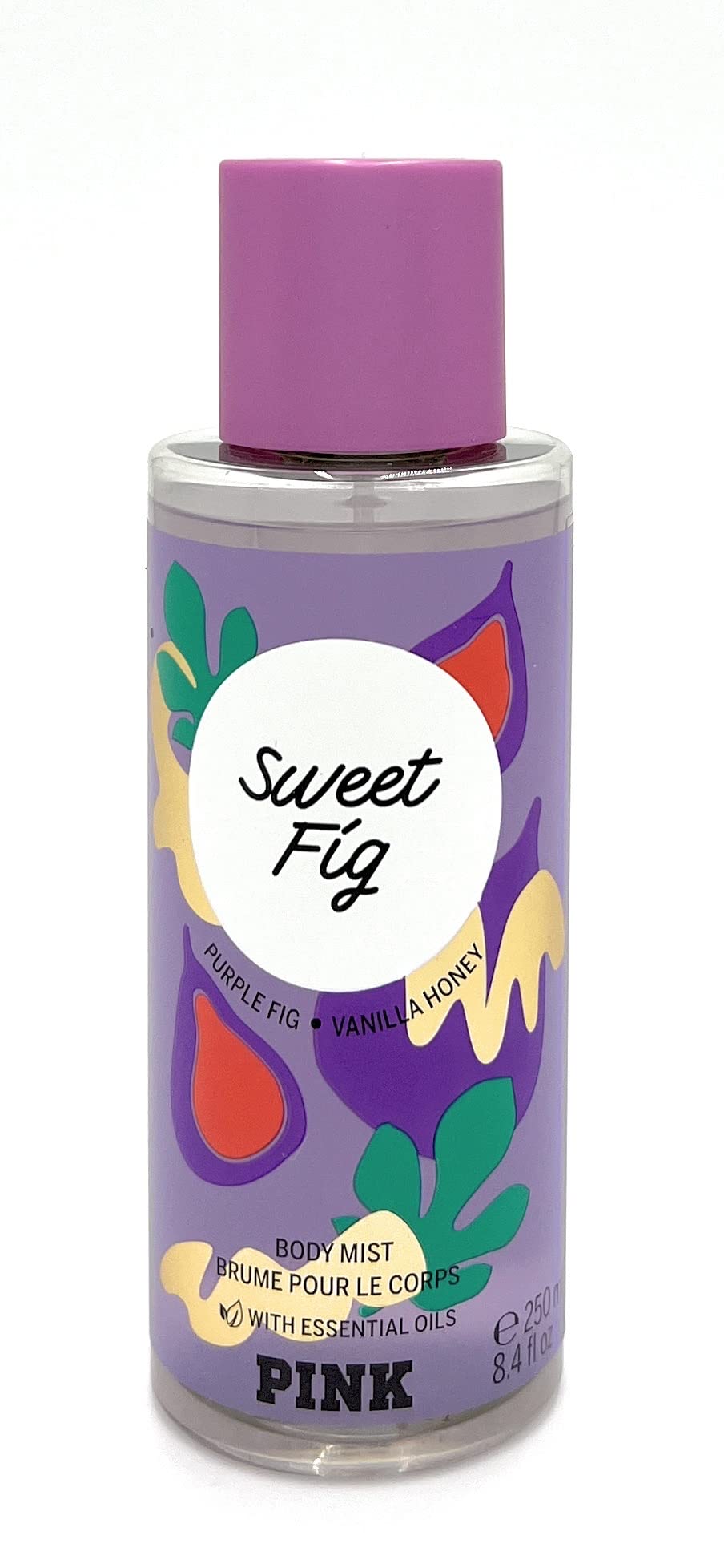Victoria's Secret Pink Fragrance Mist Sweet Fig, Purple, 8.40 Fl Oz (Pack of 1), 10.0 ounces, Count : 1 Beauty & Personal Care Victoria's Secret