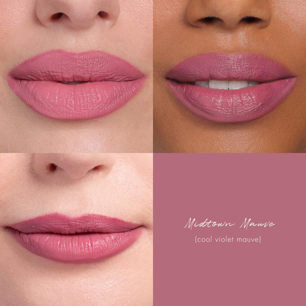 Wander Beauty Lipsetter Dual Cream Lipstick + Lip Liner - Midtown Mauve - Ultra-Smooth, Hydrating Lipstick and Lip Liner with a Soft Matte Finish Beauty & Personal Care Wander Beauty