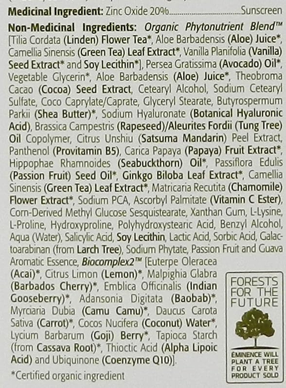 Eminence Lilikoi Daily Defense Moisturizer SPF 40, Vanilla, 2 Fl Oz Beauty & Personal Care Eminence