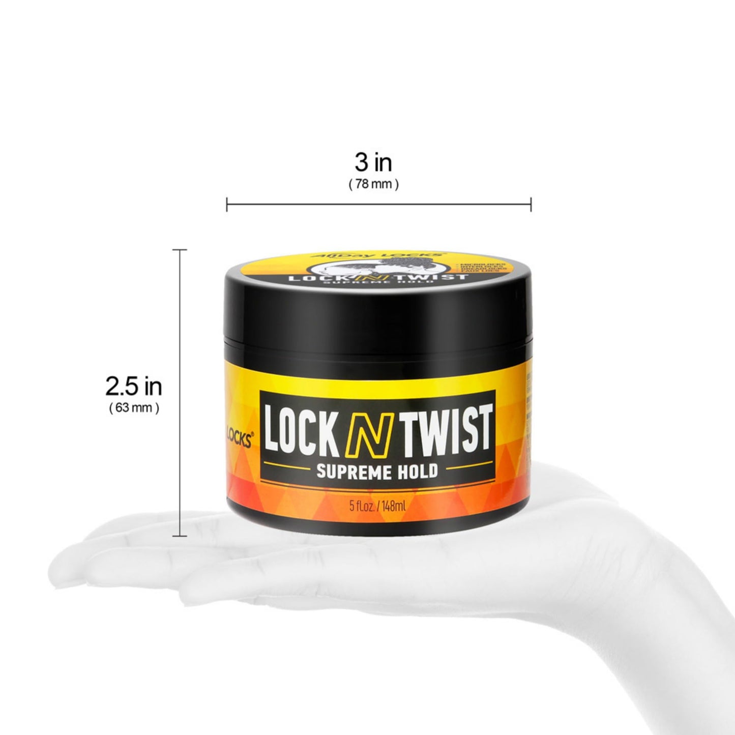 AllDay Locks Lock N Twist (5 oz) | Supreme Hold, No Frizz or Flaking | Hydrating, Nourishing Locking Gel | Grape & Avocado-Infused | Lock & Twist Beauty & Personal Care AllDay Locks